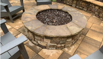 firepit installation