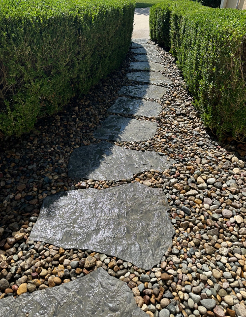 stone walkway